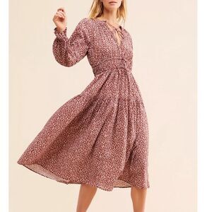 LACAUSA Dana midi Dress Medium